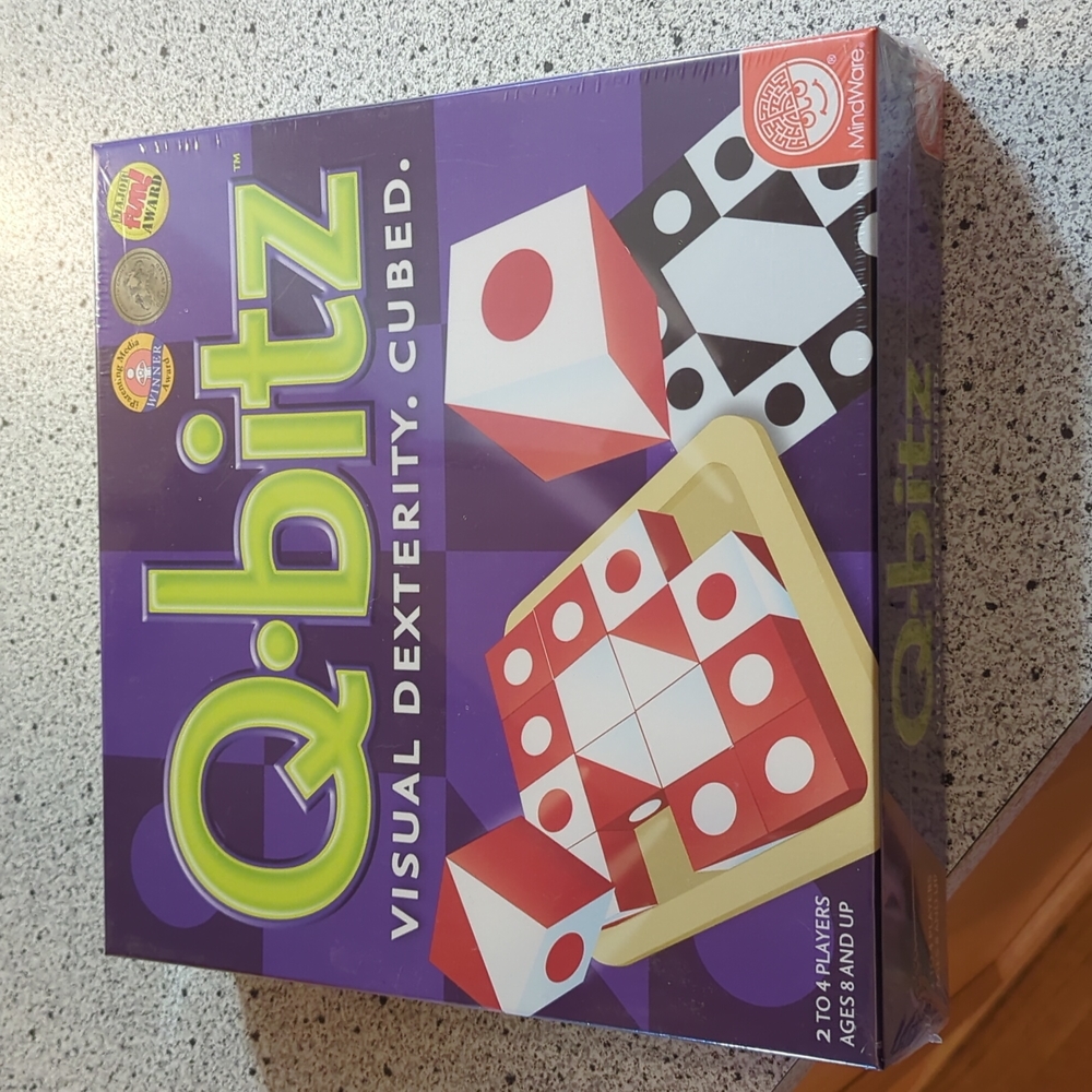 Q Bitz Board Game New In Box Sealed